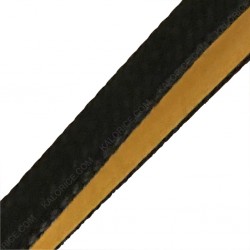 Joint noir plat autocollant 8x2 (Lg 1m)